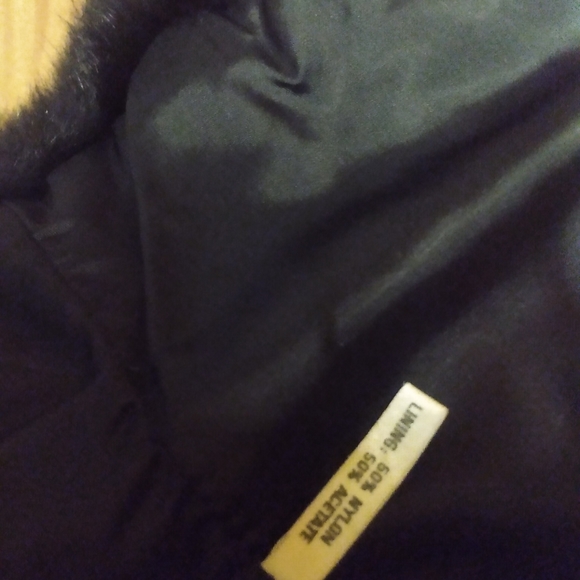 💯 rabbit fur black rabbit coat - Picture 12 of 13